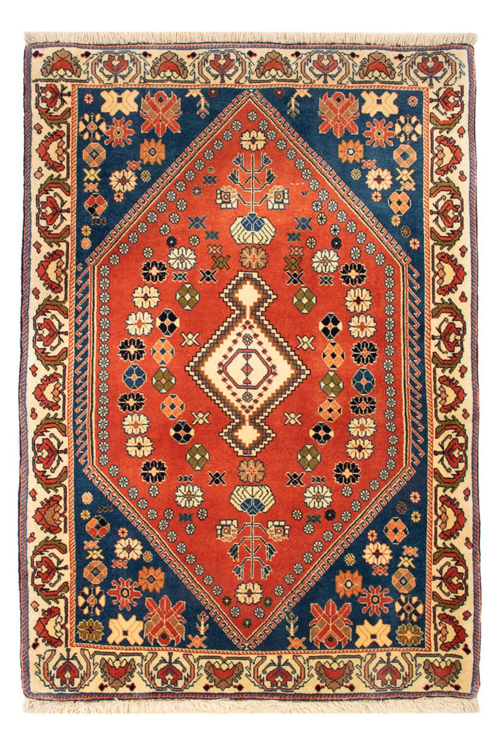Alfombra Gabbeh - Persa Kashkuli - 117 x 80 cm - rojo