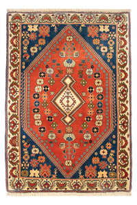 Alfombra Gabbeh - Persa Kashkuli - 117 x 80 cm - rojo