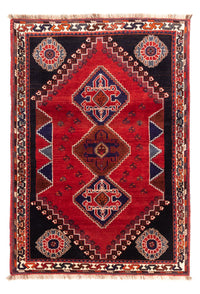 Alfombra Gabbeh - Persa Kashkuli - 158 x 112 cm - rojo