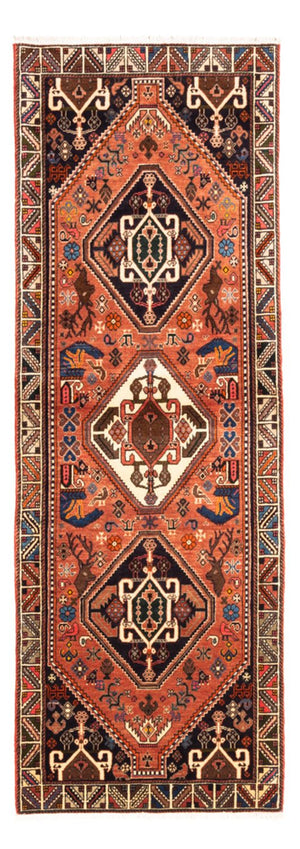 Alfombra de pasillo Alfombra persa - Nómada - 200 x 73 cm - terracota