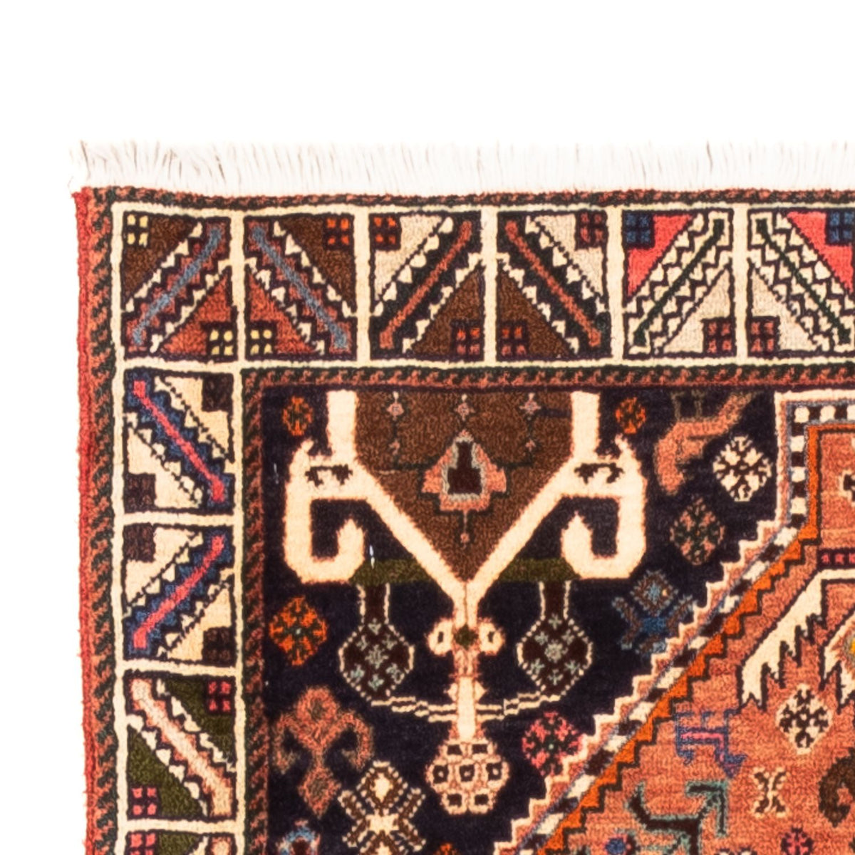 Alfombra de pasillo Alfombra persa - Nómada - 200 x 73 cm - terracota