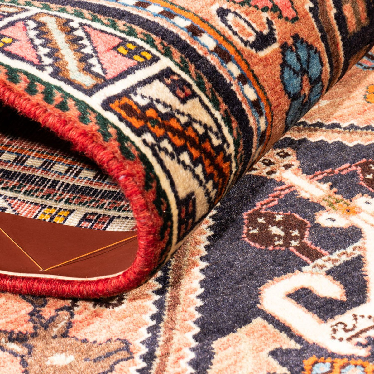 Alfombra de pasillo Alfombra persa - Nómada - 200 x 73 cm - terracota