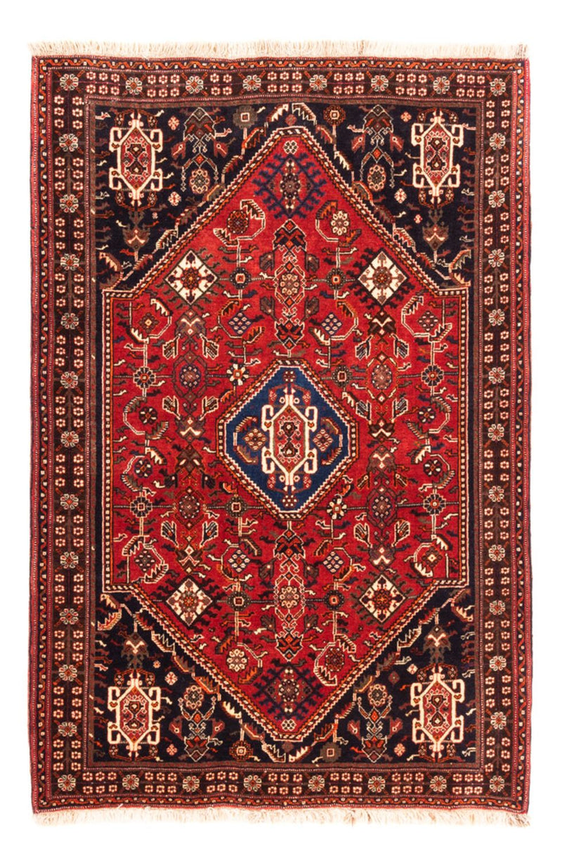 Alfombra persa - Nómada - 158 x 110 cm - rojo