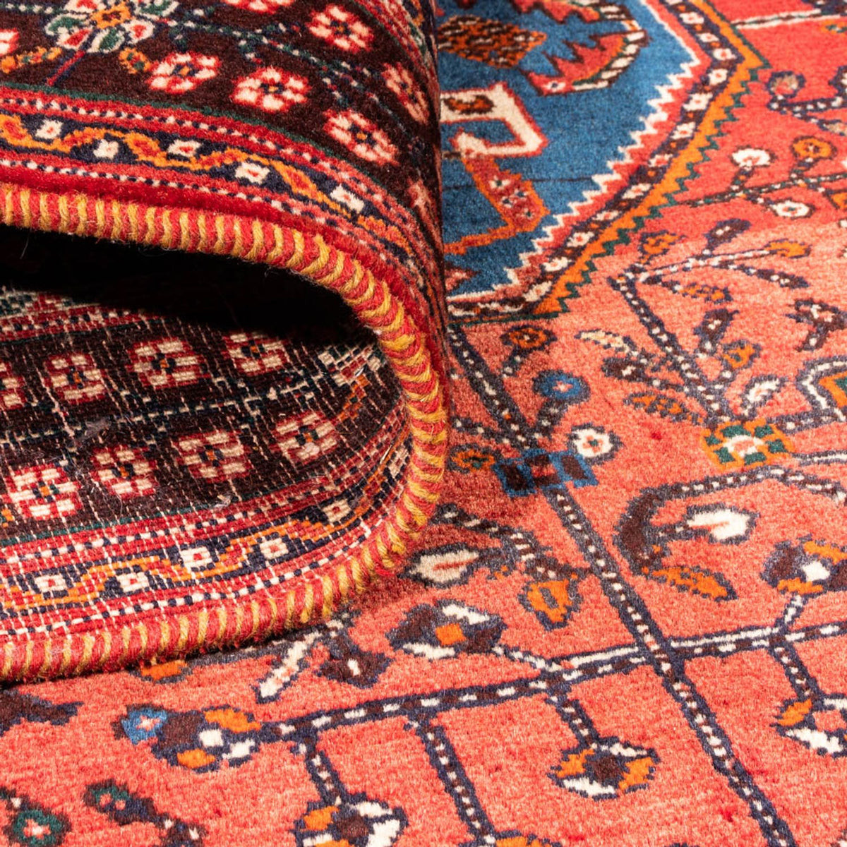 Alfombra persa - Nómada - 157 x 117 cm - rojo