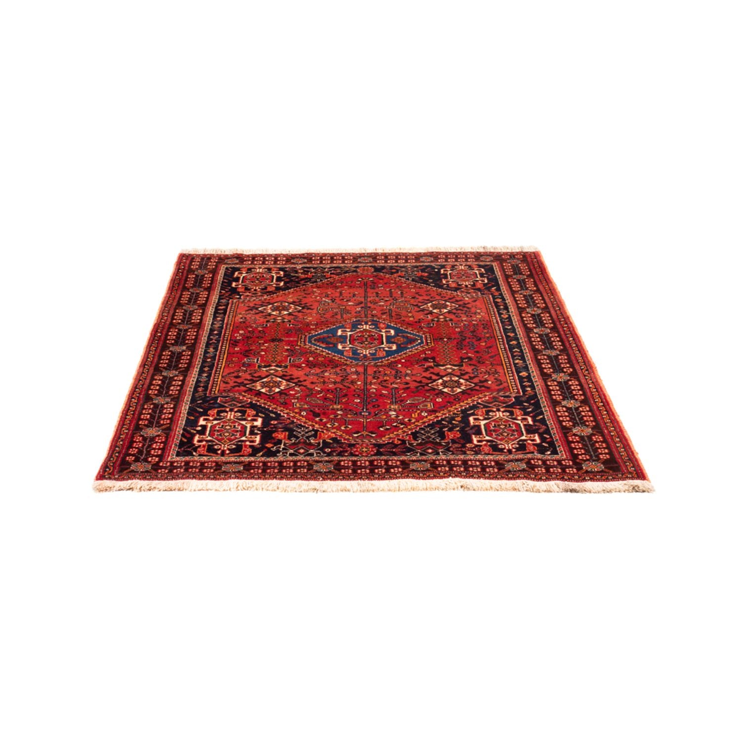 Alfombra persa - Nómada - 157 x 117 cm - rojo