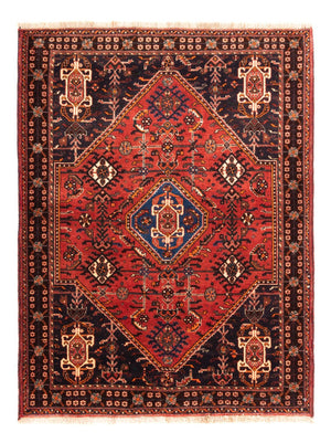 Alfombra persa - Nómada - 140 x 108 cm - rojo