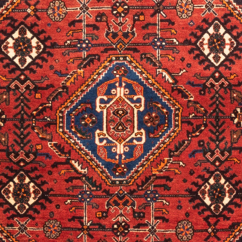 Alfombra persa - Nómada - 140 x 108 cm - rojo