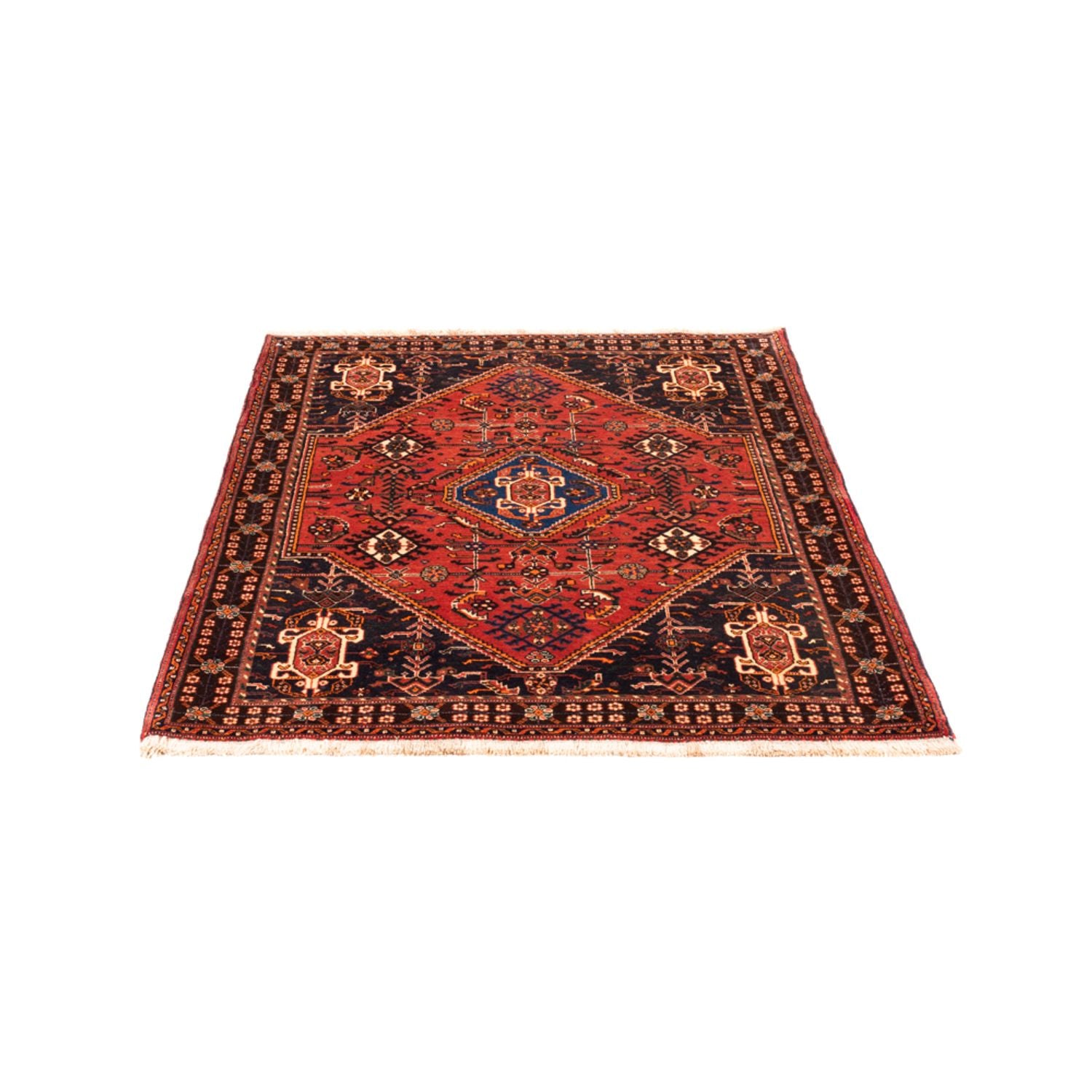 Alfombra persa - Nómada - 140 x 108 cm - rojo