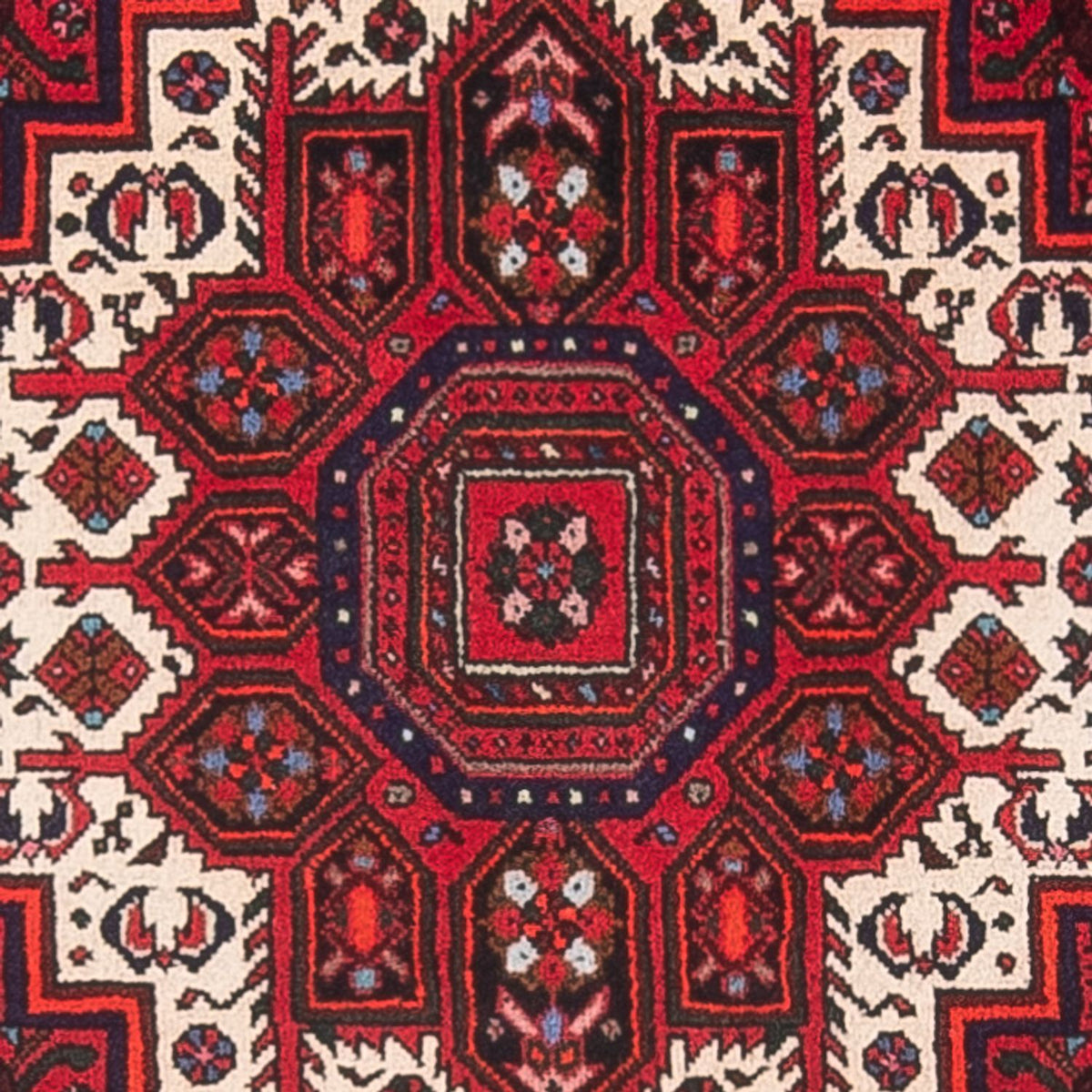 Alfombra persa - Nómada - 127 x 82 cm - rojo