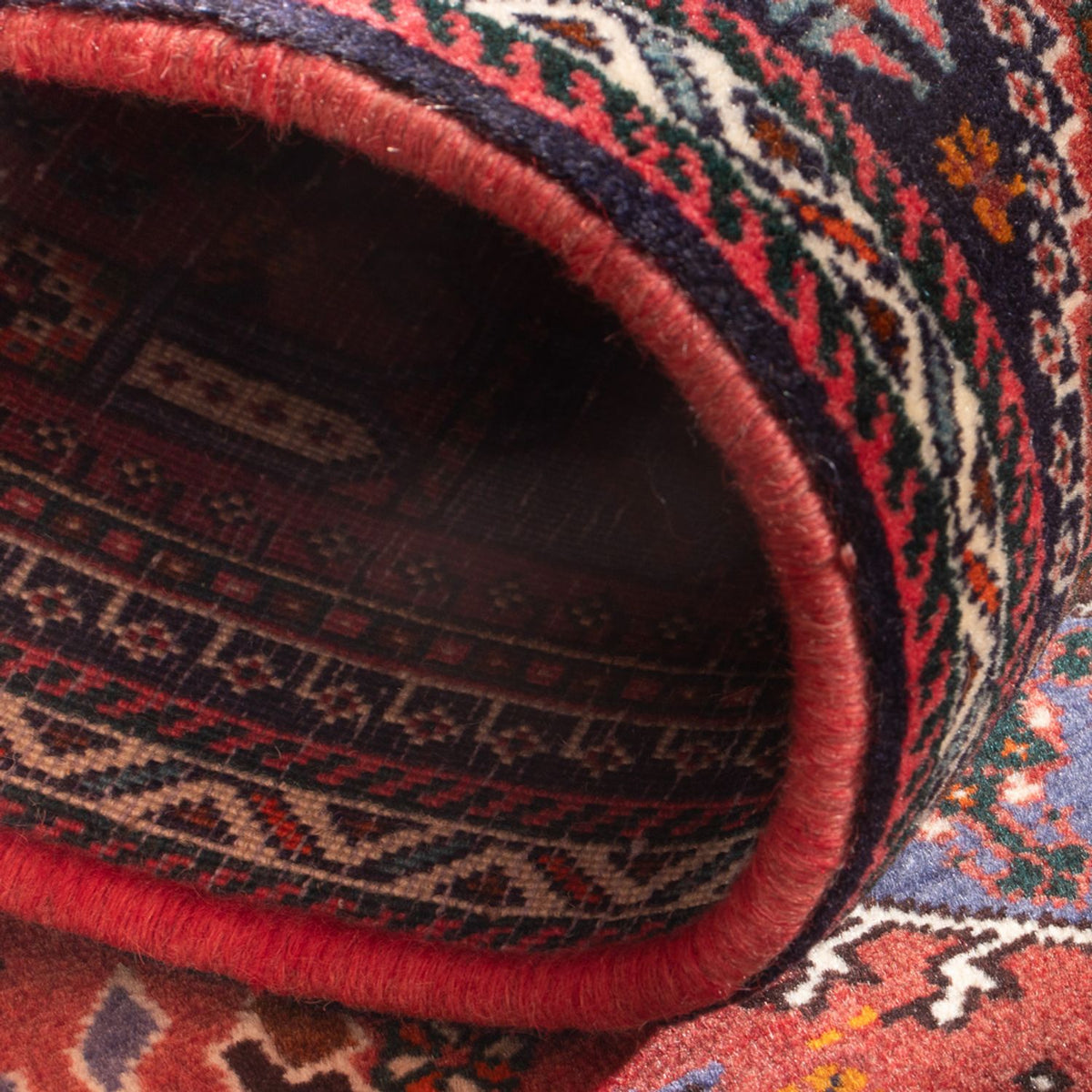 Alfombra de pasillo Alfombra persa - Nómada - 157 x 73 cm - rojo