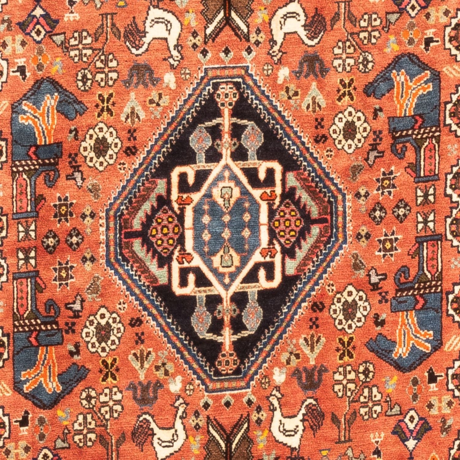 Alfombra de pasillo Alfombra persa - Nómada - 200 x 85 cm - naranja