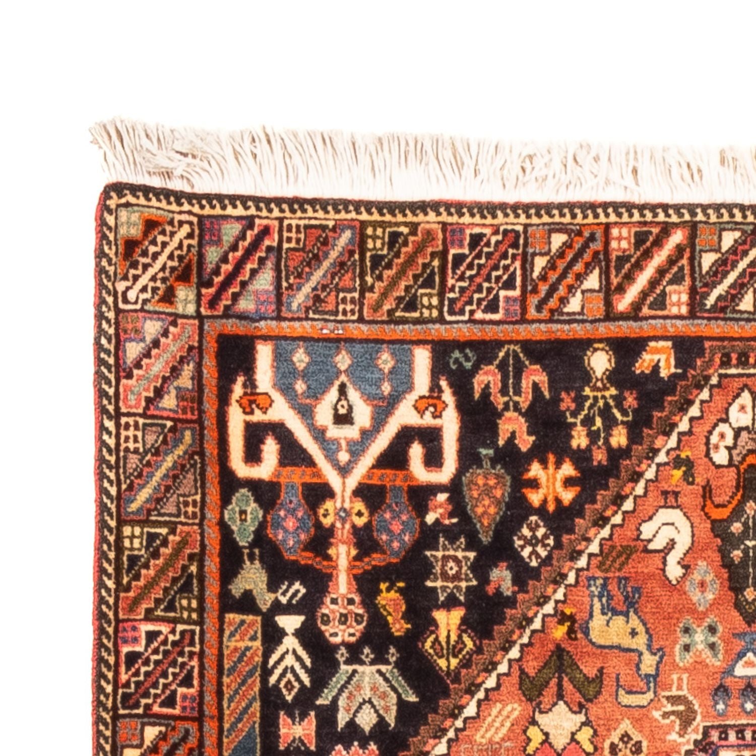 Alfombra de pasillo Alfombra persa - Nómada - 200 x 85 cm - naranja