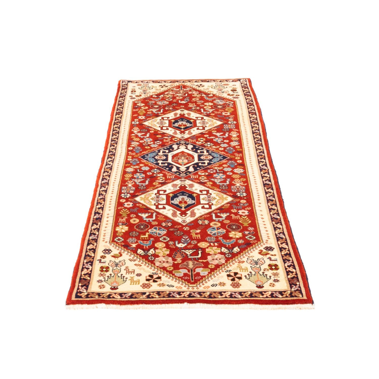 Alfombra de pasillo Alfombra persa - Nómada - 198 x 71 cm - rojo