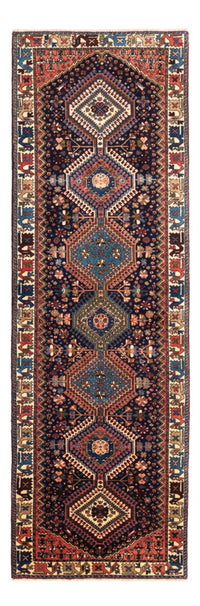 Alfombra de pasillo Alfombra persa - Nómada - 228 x 77 cm - beige oscuro