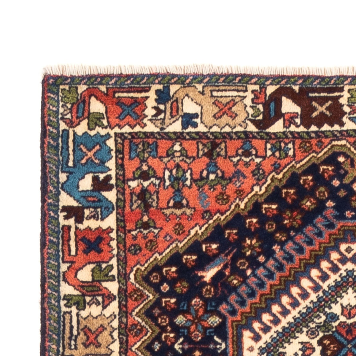 Alfombra de pasillo Alfombra persa - Nómada - 228 x 77 cm - beige oscuro