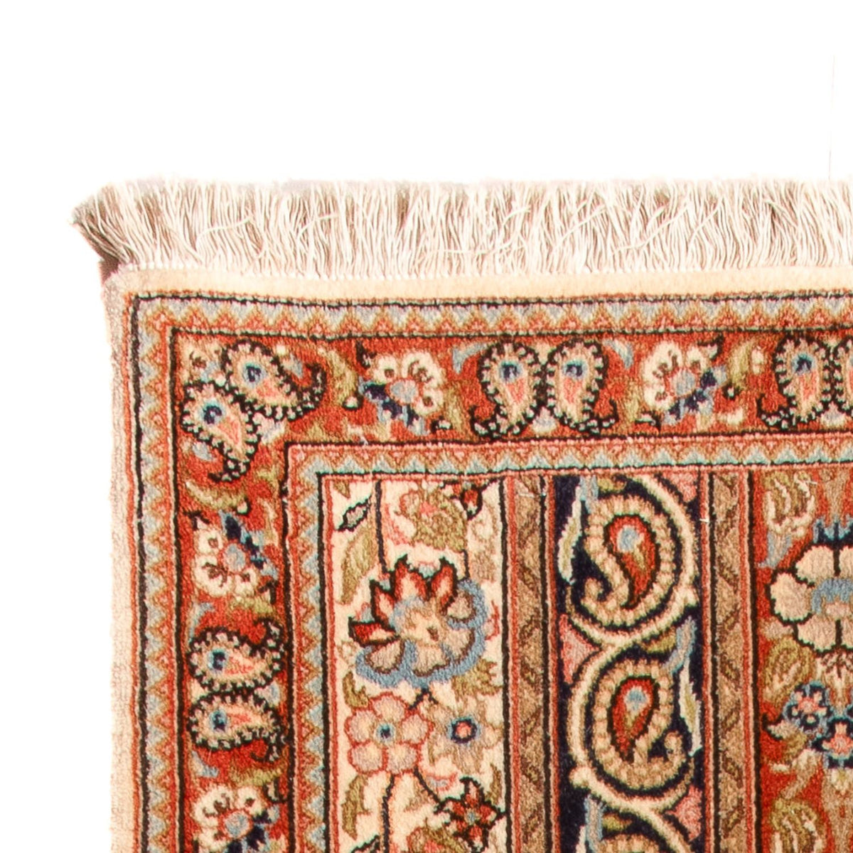 Alfombra de pasillo Alfombra persa - Ghom - 145 x 53 cm - multicolor