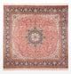 Qom seda Alfombra 247x247cm - Alfombra persa