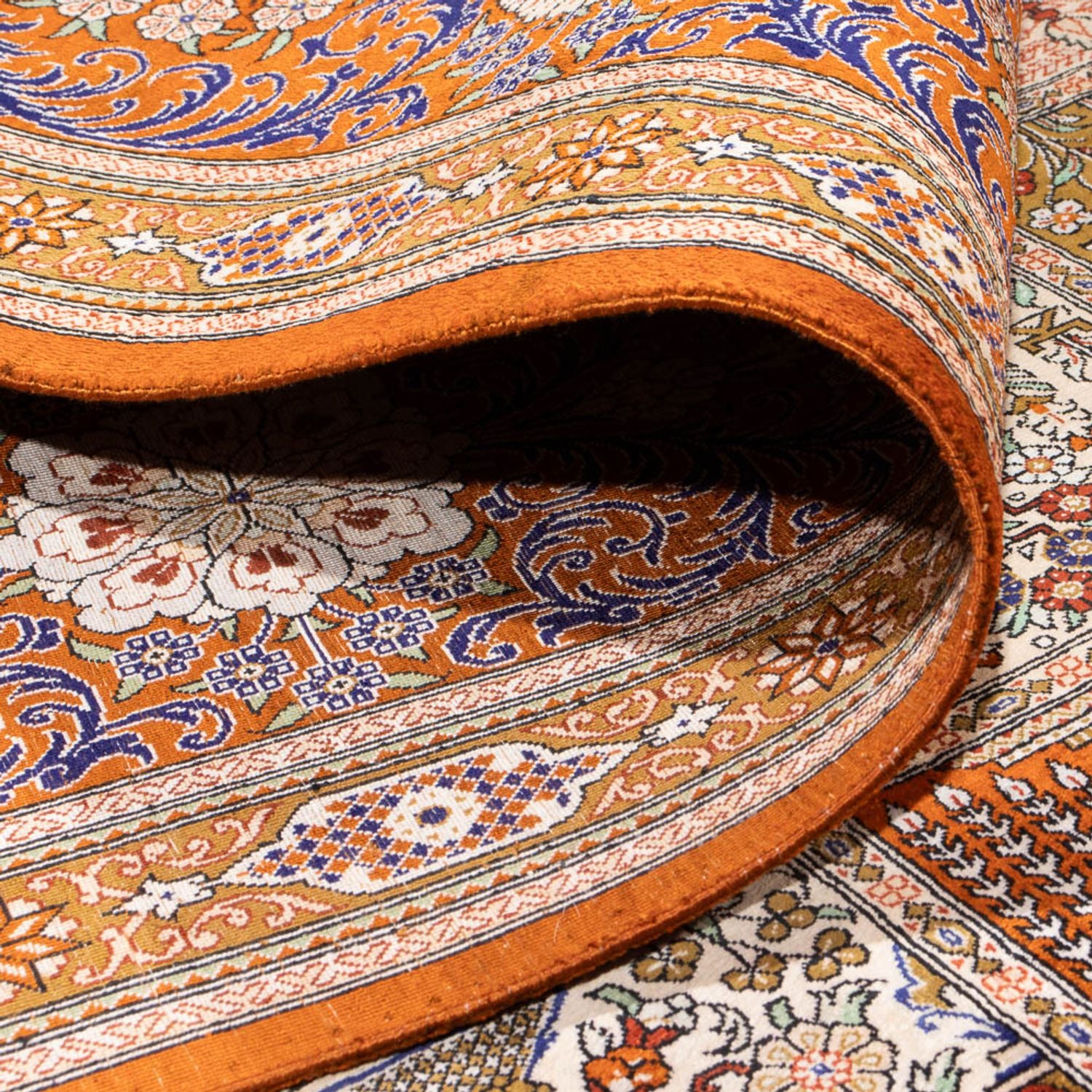 Alfombra de seda - Ghom Seda - Prima cuadrado  - 302 x 297 cm - multicolor