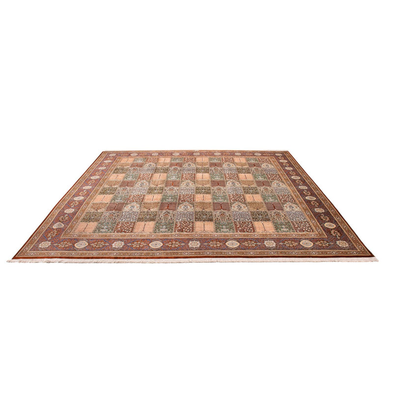 Alfombra de seda - Ghom Seda - Prima cuadrado  - 302 x 297 cm - multicolor
