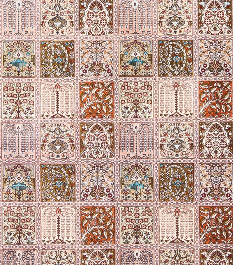 Alfombra de seda - Ghom Seda - Prima cuadrado  - 250 x 250 cm - multicolor