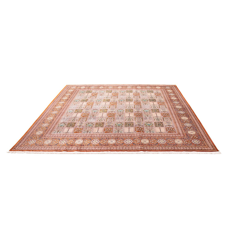 Alfombra de seda - Ghom Seda - Prima cuadrado  - 250 x 250 cm - multicolor