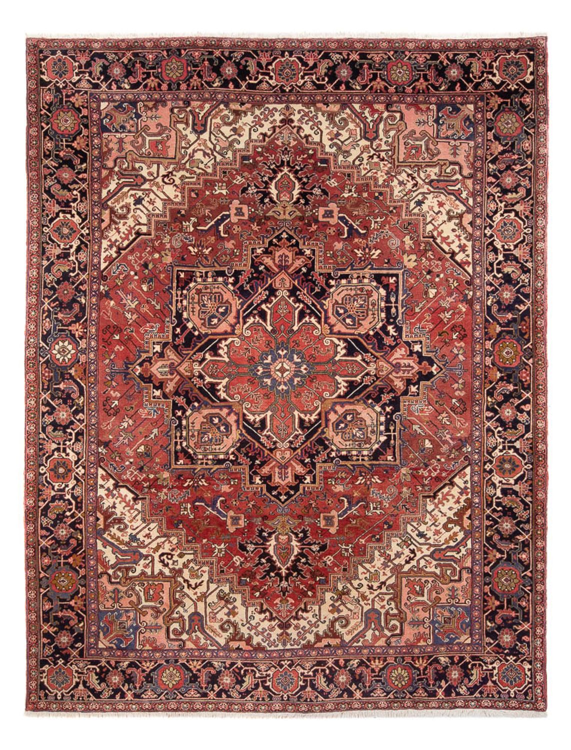 Alfombra persa - Nómada - 349 x 255 cm - rojo claro