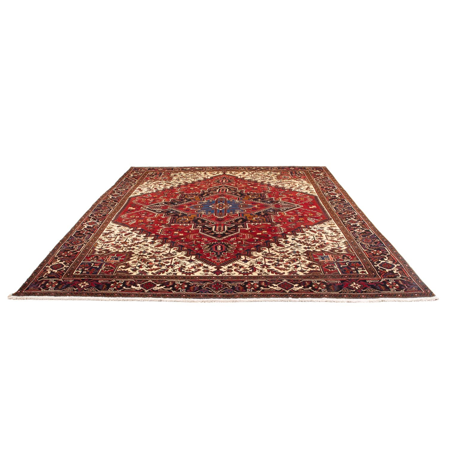 Alfombra persa - Nómada - 339 x 243 cm - crema