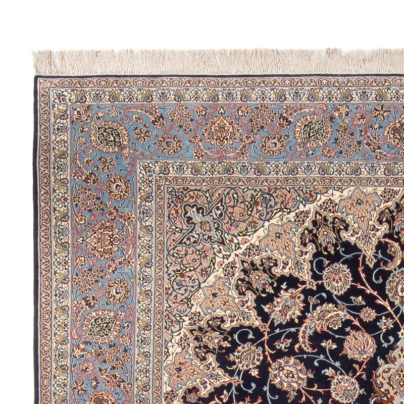 Alfombra Persa - Isfahan - Prima - 355 x 248 cm - azul oscuro