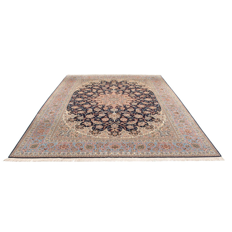 Alfombra Persa - Isfahan - Prima - 355 x 248 cm - azul oscuro