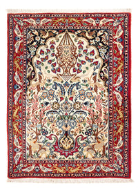 Alfombra Persa - Isfahan - Prima - 100 x 75 cm - crema