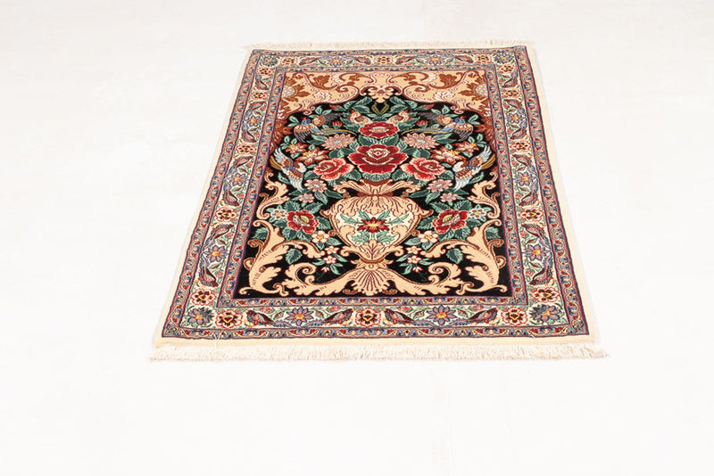 Alfombra Persa - Isfahan - Prima - 105 x 70 cm - azul oscuro