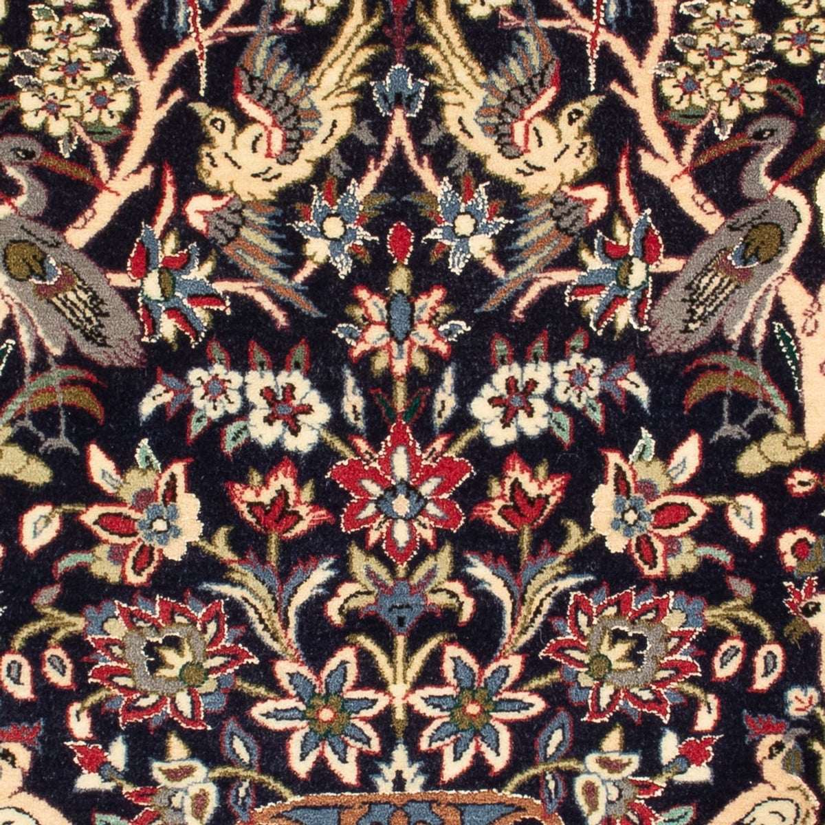 Alfombra Persa - Isfahan - Prima - 98 x 70 cm - azul oscuro