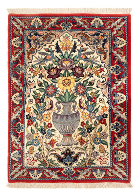 Alfombra Persa - Isfahan - Prima - 97 x 70 cm - crema
