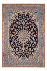 Alfombra Persa - Isfahan - Prima - 355 x 255 cm - azul oscuro