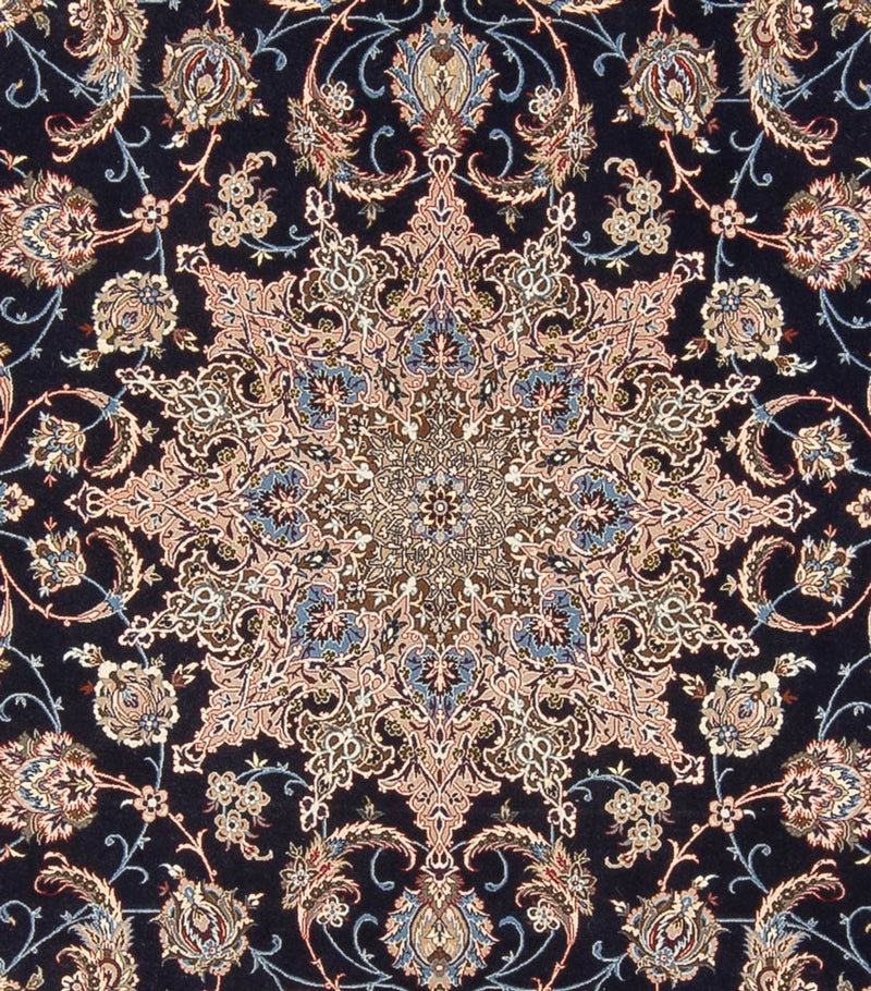 Alfombra Persa - Isfahan - Prima - 355 x 255 cm - azul oscuro