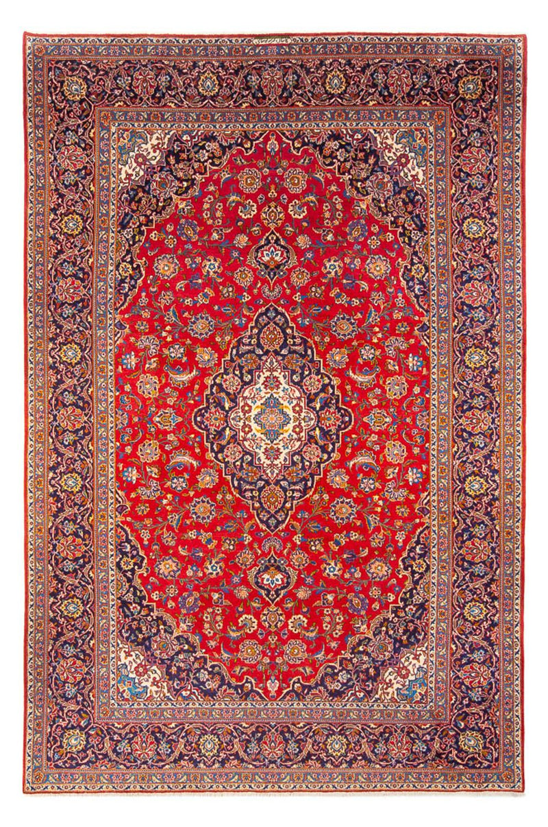 Alfombra persa - Keshan - 338 x 230 cm - rojo