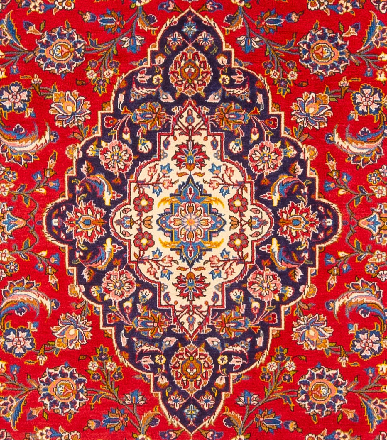 Alfombra persa - Keshan - 338 x 230 cm - rojo
