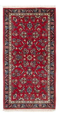 Alfombra de pasillo Alfombra persa - Keshan - 154 x 73 cm - rojo