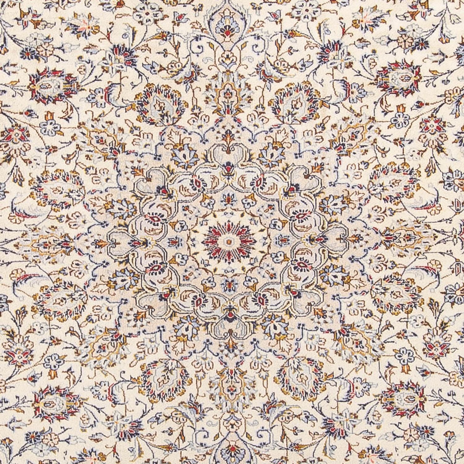 Alfombra persa - Keshan - 400 x 300 cm - crema