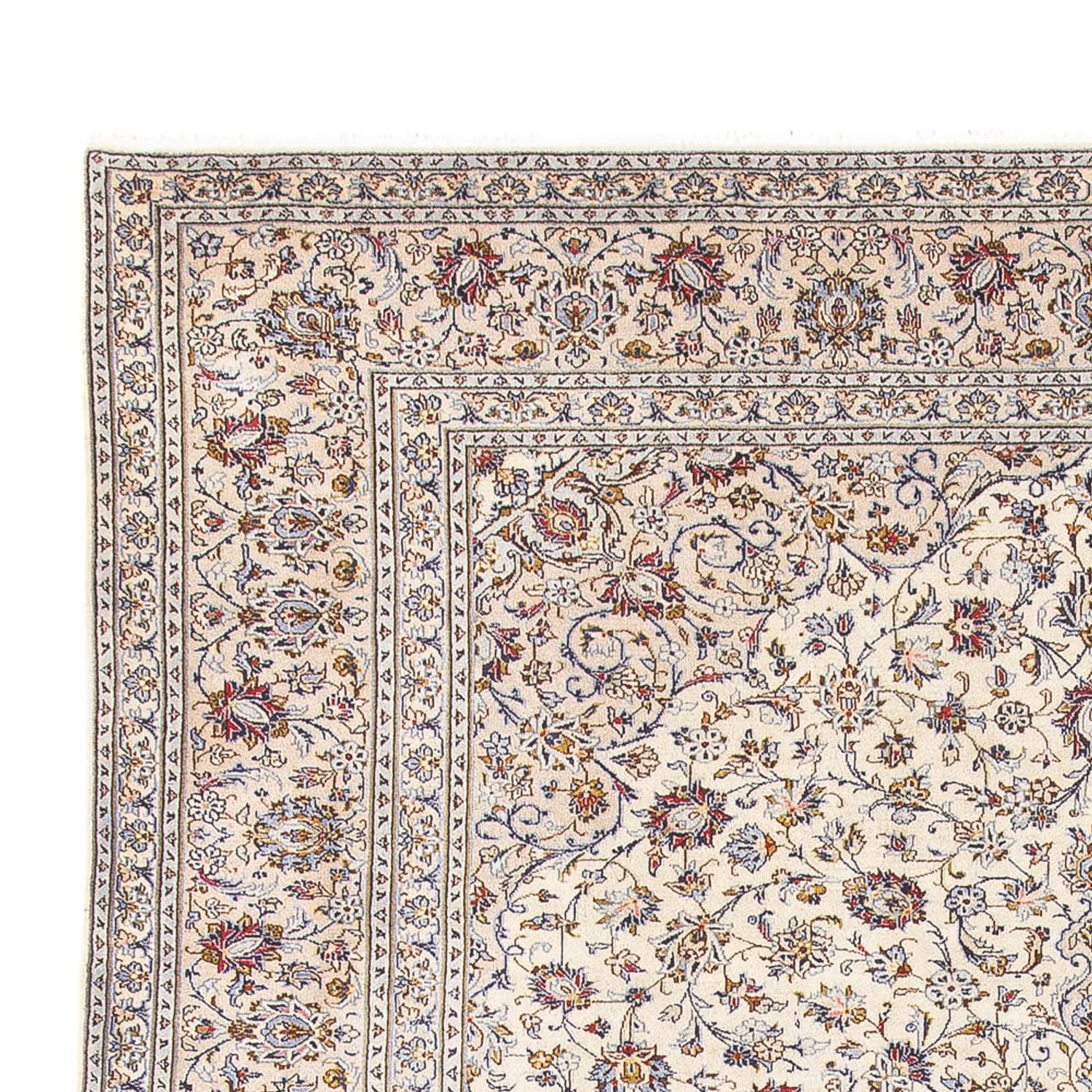 Alfombra persa - Keshan - 400 x 300 cm - crema