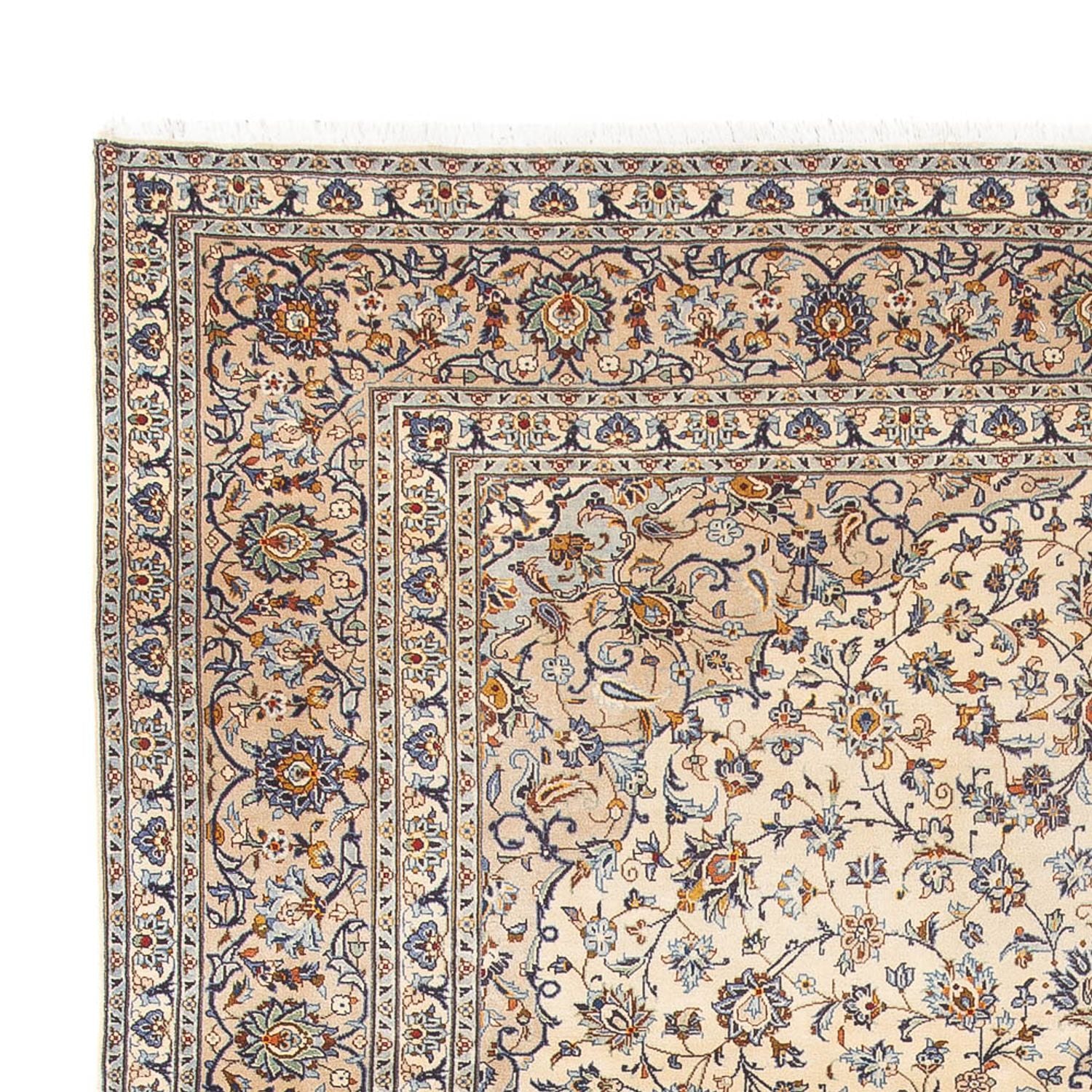 Alfombra persa - Keshan - 414 x 293 cm - crema