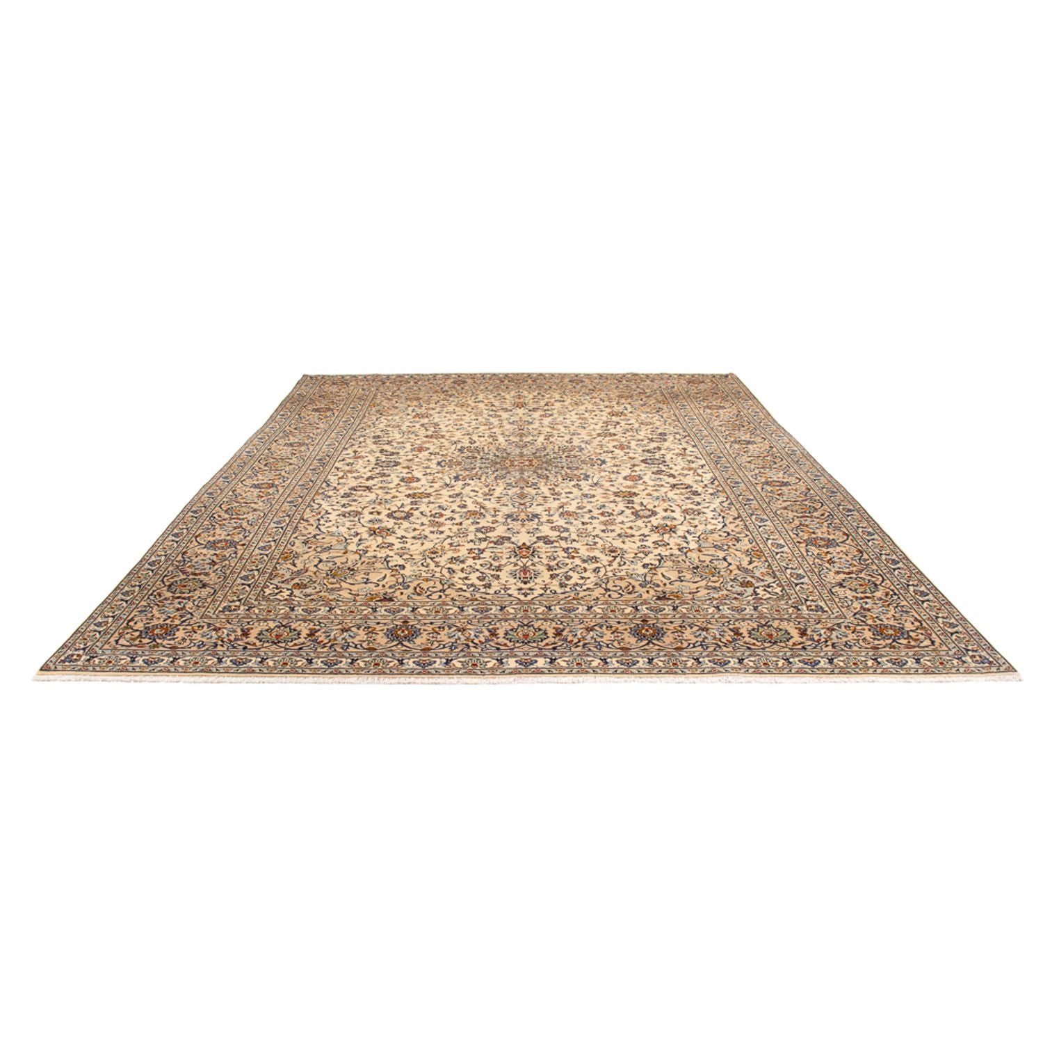 Alfombra persa - Keshan - 414 x 293 cm - crema