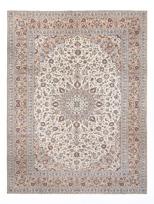 Alfombra persa - Keshan - 403 x 300 cm - crema