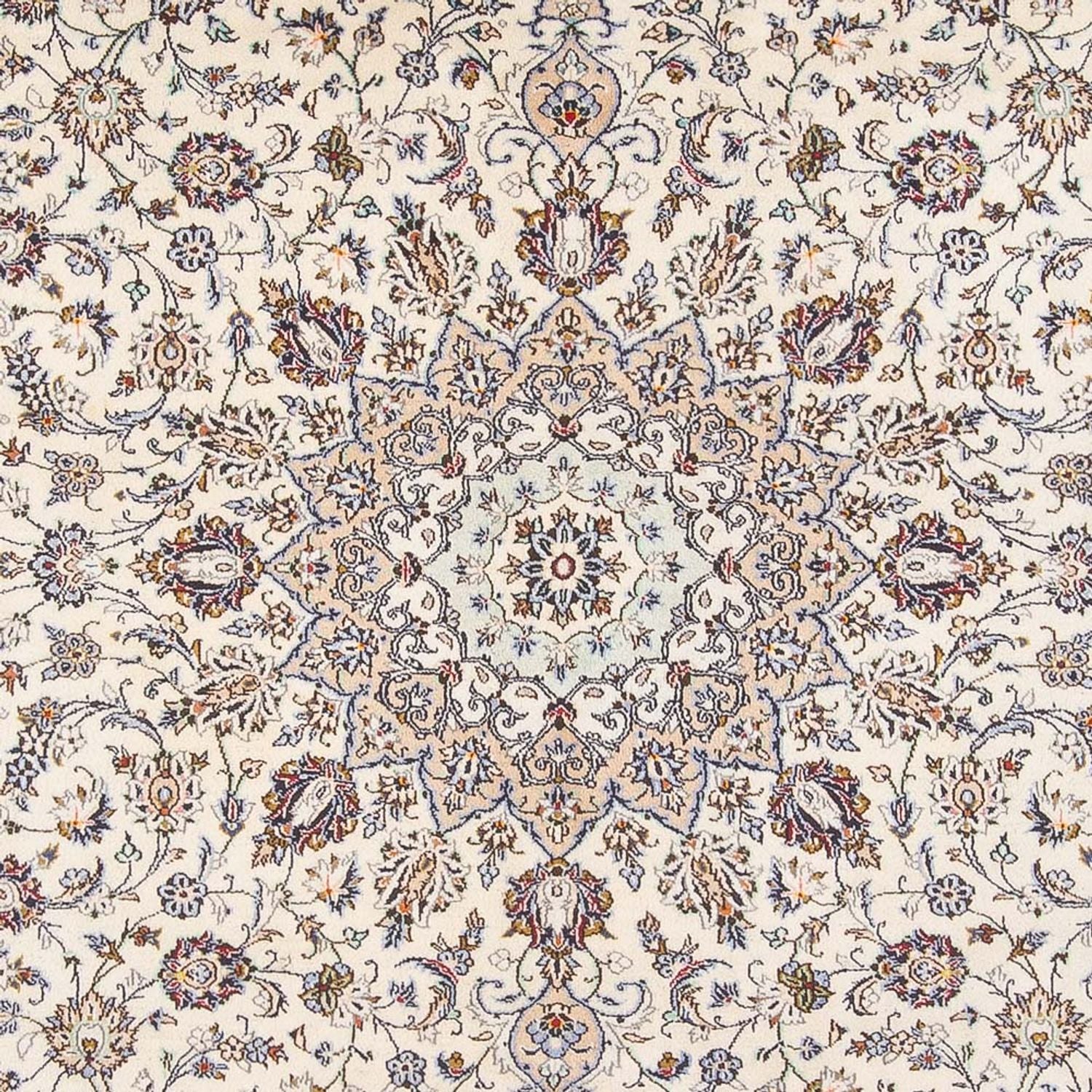Alfombra persa - Keshan - 403 x 300 cm - crema