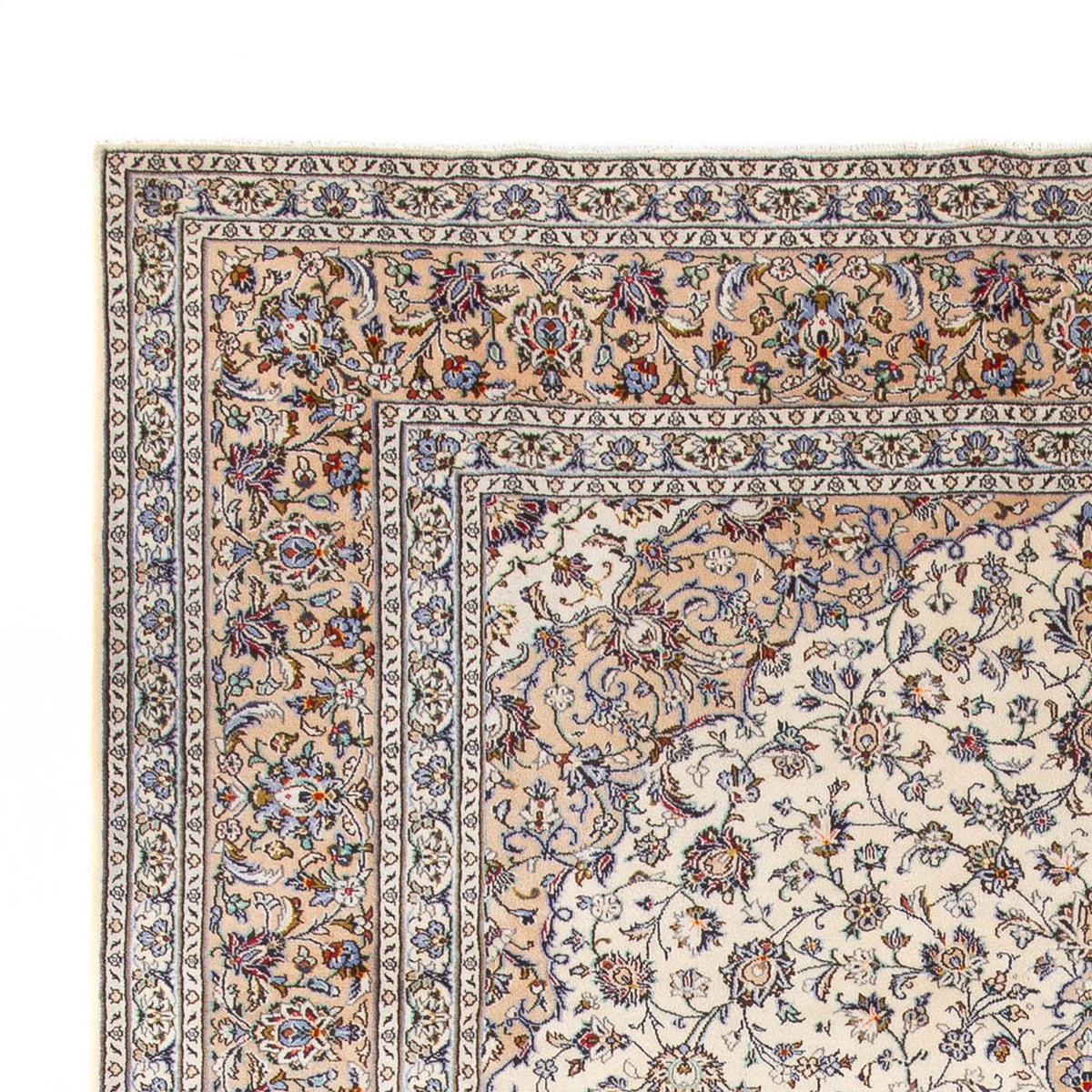 Alfombra persa - Keshan - 403 x 300 cm - crema