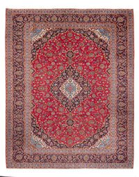 Alfombra persa - Keshan - 397 x 300 cm - rojo