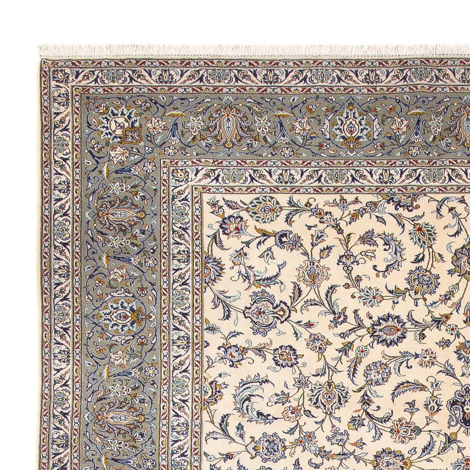 Alfombra persa - Keshan - 418 x 307 cm - crema