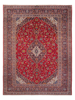 Alfombra persa - Keshan - 406 x 296 cm - rojo