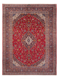 Alfombra persa - Keshan - 406 x 296 cm - rojo