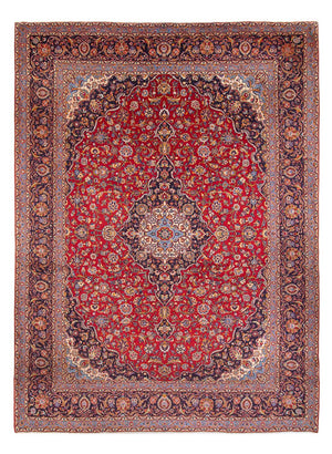 Alfombra persa - Keshan - 417 x 300 cm - rojo